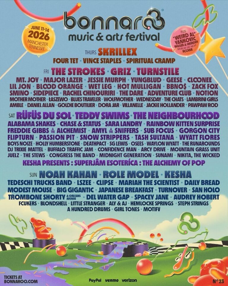 Bonnaroo 2026 announces line-up